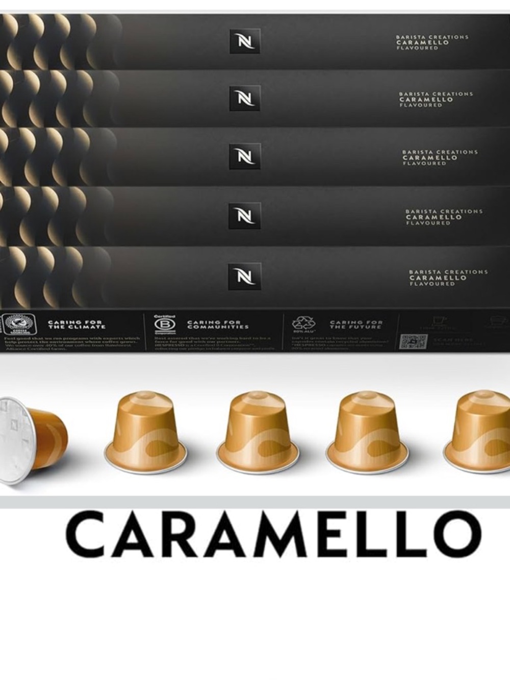 Nespresso Capsules Original Line, Caramello, Medium Roast Espresso Coffee 50 ct